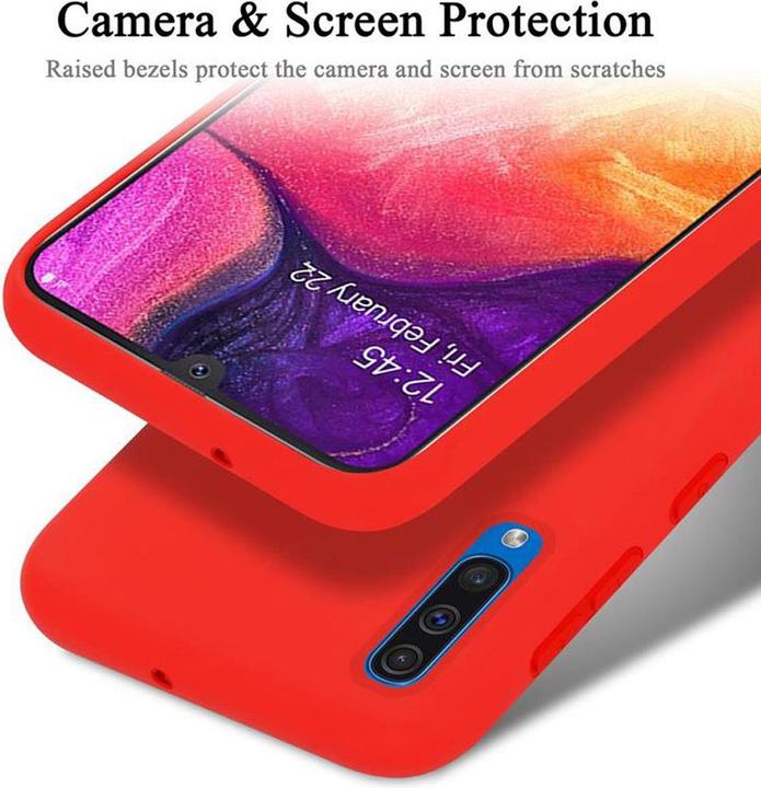 Productafbeelding Cadorabo TPU Liquid Silicone Case Cover (Samsung Galaxy A30, Samsung Galaxy A50)