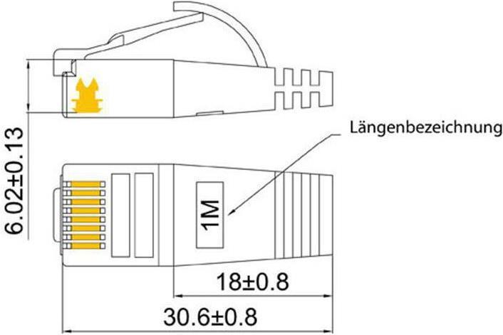 Produktbild Wirewin Netzwerkkabel (STP, CAT6, 1.50 m)
