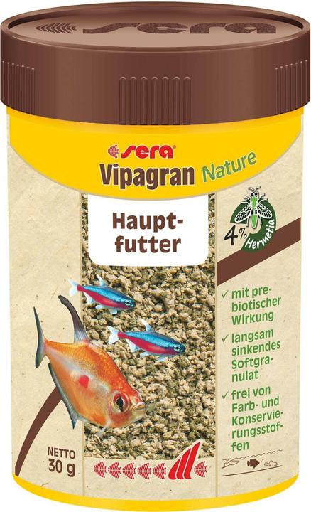 Actual product image Sera Vipagran Nature, 100 ml, 30g (Ornamental Fish, 100 ml)
