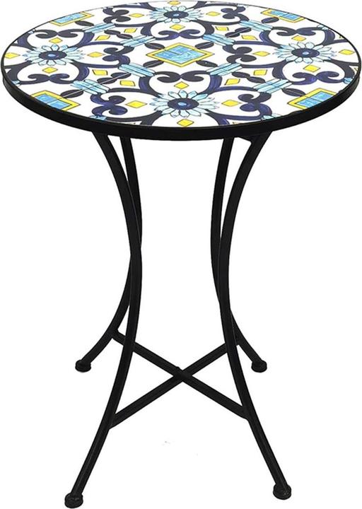 Produktbild Mojawo Mosaik Sitzgarnitur Set 3-teilig Sitzgruppe Gartenmöbel Tisch Stühle