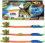 Actual product image Jono Toys Dino Shooting Racing Set glows in the dark with L