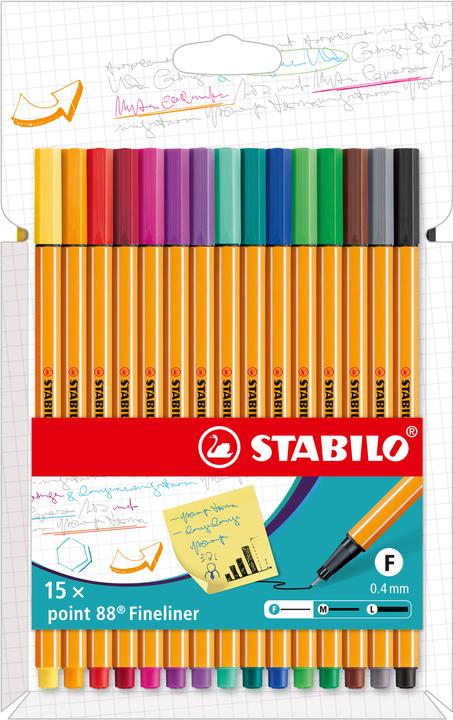 Image du produit STABILO Point 88 (Trié, 15 x)