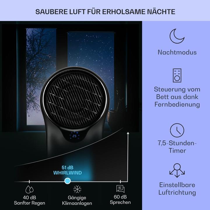 Image du produit Klarstein Climatiseur noir de brai