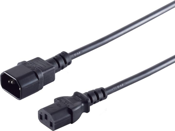 Produktbild Shiverpeaks S/CONN maximum connectivity Kaltgeräteverlängerung C13-C14, VDE 3x0,75qm², 0,5 m (1 m, C14, C13)
