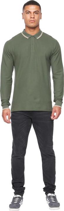 Actual product image Duck and Cover Mens Roxberry Long-Sleeved Polo Shirt (XL)
