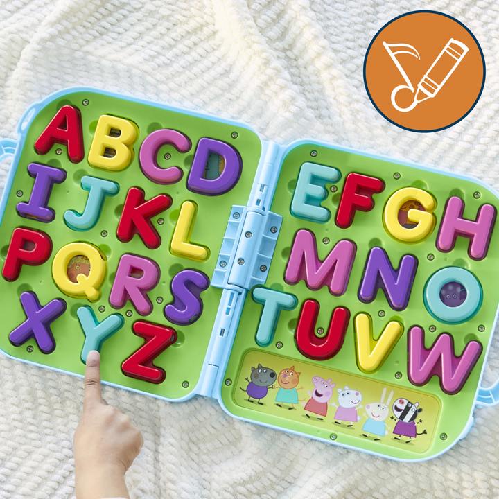 Produktbild Hasbro Peppas Buchstabenbox, Alphabet-Puzzle, Vorschul-Spielzeug