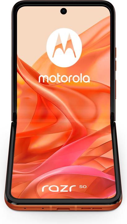 Produktbild Motorola Razr 50 (256 GB, Spritzige Orange, 271.65", SIM + eSIM, 50 Mpx, 5G)