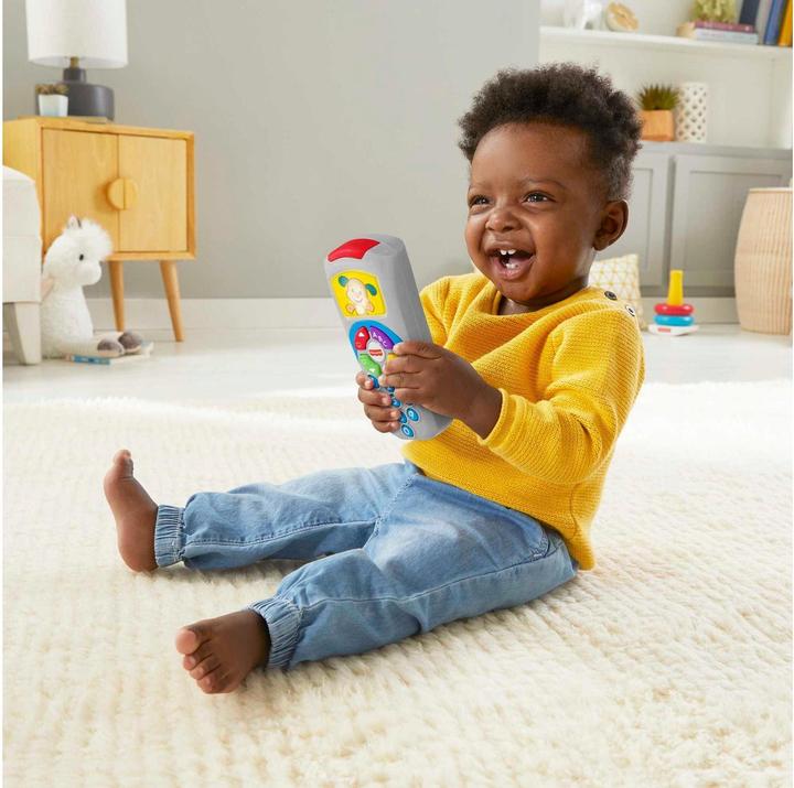 Actual product image Fisher-Price Learning fun doggie remote control educational toy for babies and toddlers with music and lights (German)
