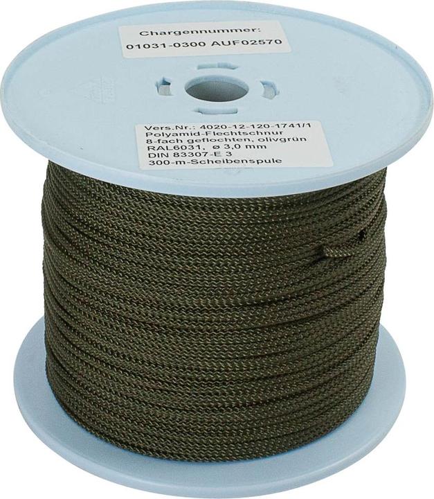 Actual product image Dönges Polyamide rope, 3 mm, 300 m, olive green (300 m)