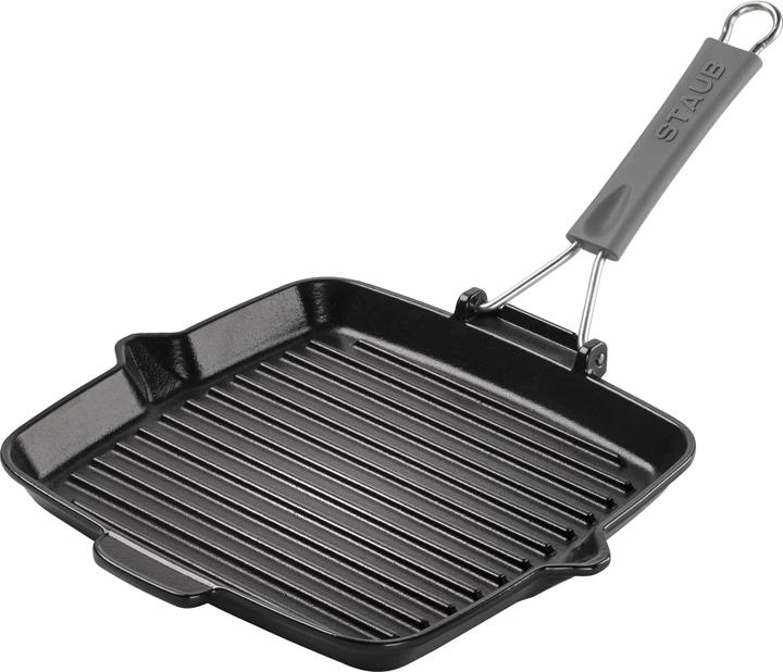 Actual product image Staub Grill pan (24 cm, Grill pan, Cast iron)