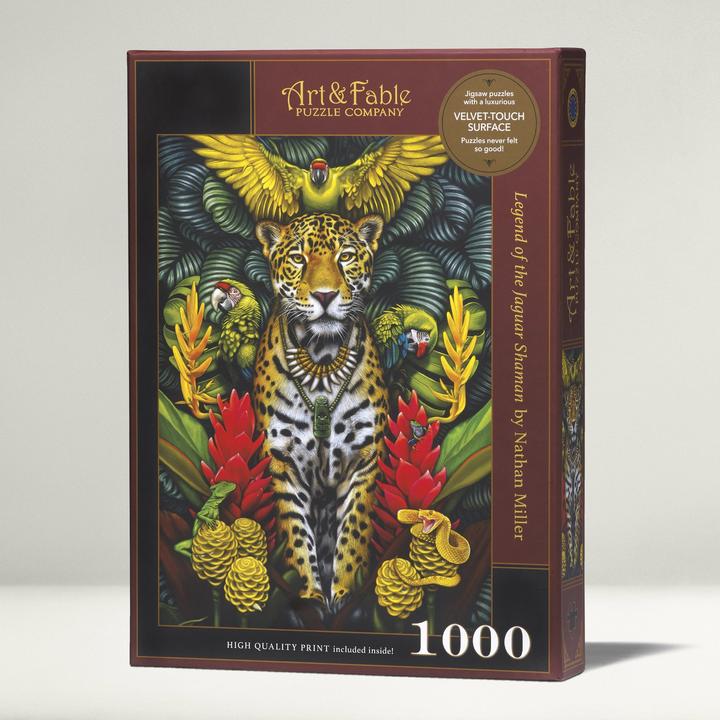 Immagine prodotto - Puzzle 1000 pezzi Leggenda dello Sciamano del Giaguaro (1000 pezzi)