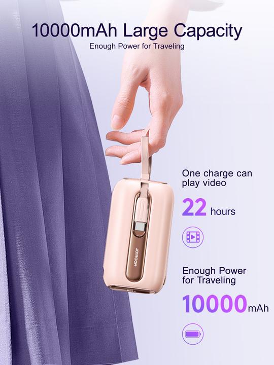 Immagine prodotto Joyroom Serie colorata (10000 mAh, 22.50 W, 22.50 Wh)