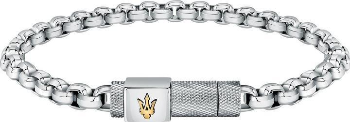 Maserati Steel Armband (22 cm, Edelstahl)
