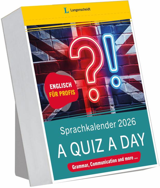 Actual product image Langenscheidt Sprachkalender Englisch A Quiz a Day 2026 (German)