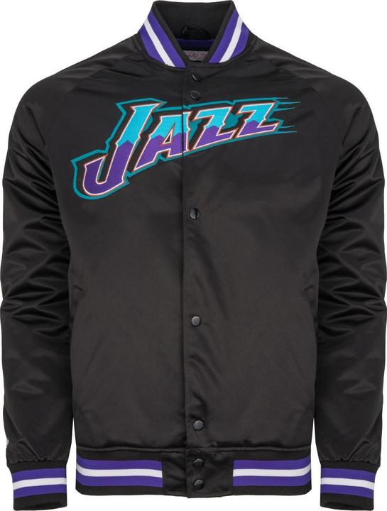 Mitchell & Ness M&N Lightweight Satin Jacke - Utah Jazz schwarz - S (S)