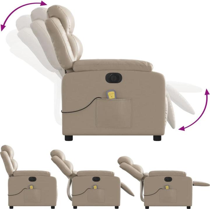Produktbild VidaXL Massagesessel Elektrisch Sessel Fernsehsessel Relaxsessel Kunstleder