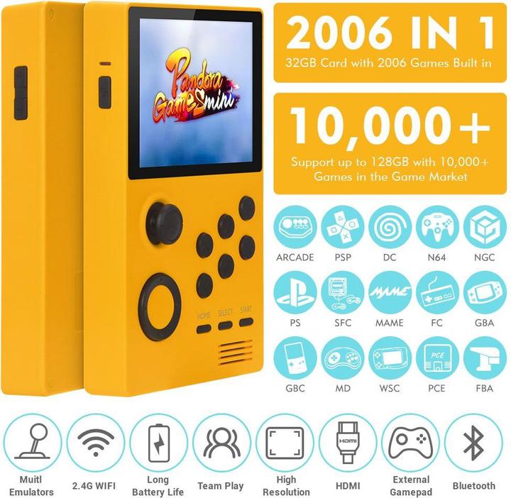 Produktbild Pandora Spielkonsole mit 2006 Games