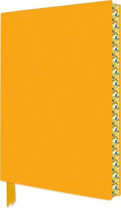 Actual product image Sunrise Gold Artisan Notebook (Flame Tree Journals) (A5, Lined, Hardcover)