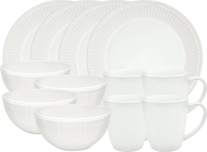 Produktbild Greengate Alice Frühstücksset white 12tlg (12 Stück)