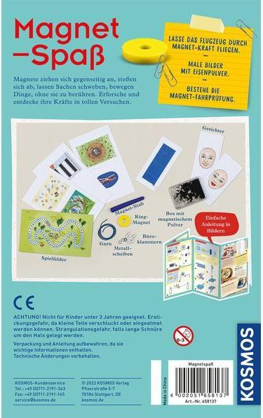 Actual product image Kosmos Magnetic fun experiment kit