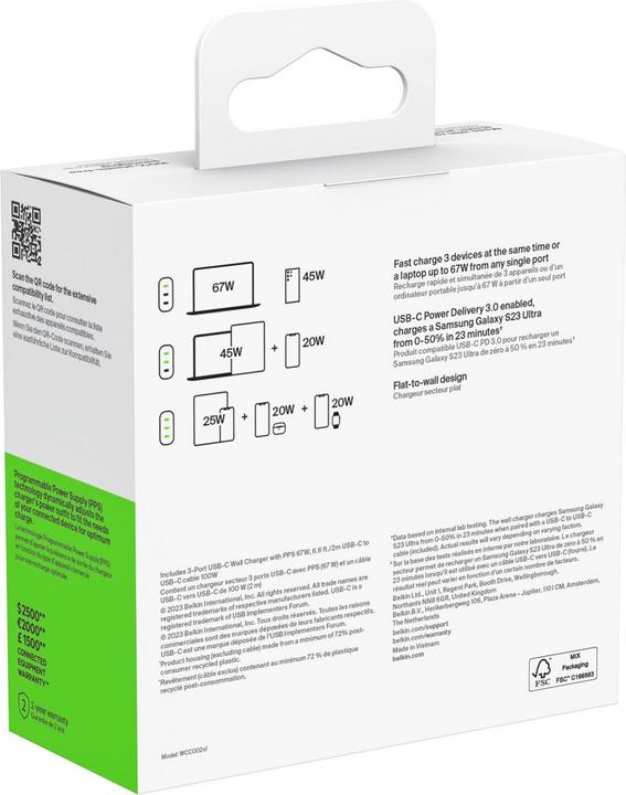 Actual product image Belkin Boost Charge (67 W)