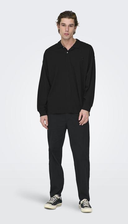 Actual product image Only & Sons Long sleeve polo shirt (XS)