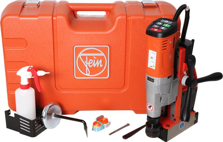 Actual product image Fein AKBU 35 PMQW Select 18 V Brushless Li-Ion Battery Magnetic Core Drill up to 35 mm Solo in Case (Rechargeable battery operated)