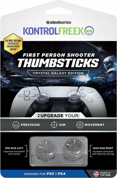 Actual product image KontrolFreek Crystal Galaxy Edition (PS5, PS4)
