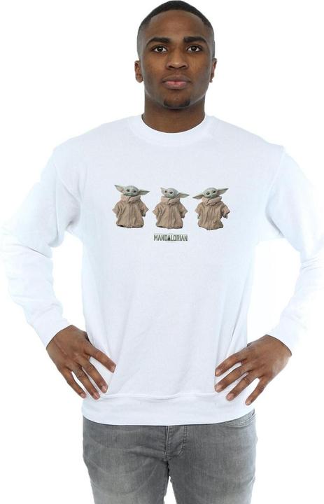 Immagine prodotto Star Wars The Mandalorian The Child Poses Felpa Uomo (S)