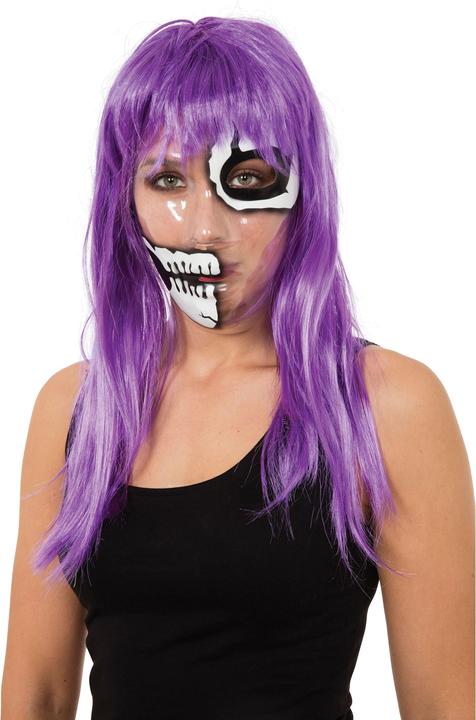 Immagine prodotto Bristol Novelty Maschera da scheletro parzialmente trasparente per adulti