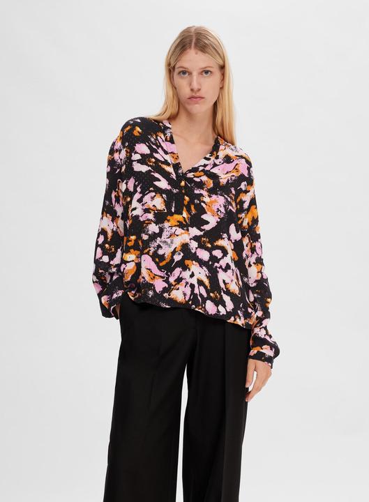 Actual product image Selected Femme Print long sleeve blouse (34)