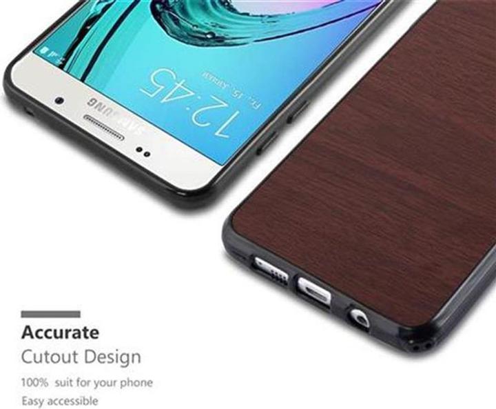 Image du produit Cadorabo Couverture en bois TPU (Samsung Galaxy A3 (2016))