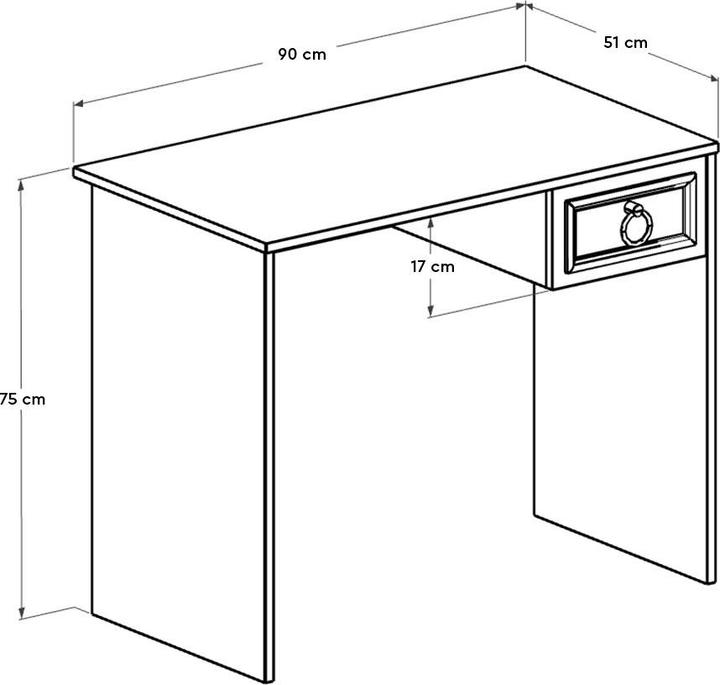 Actual product image Kalune Design Kevin (90 x 51 x 75 cm)