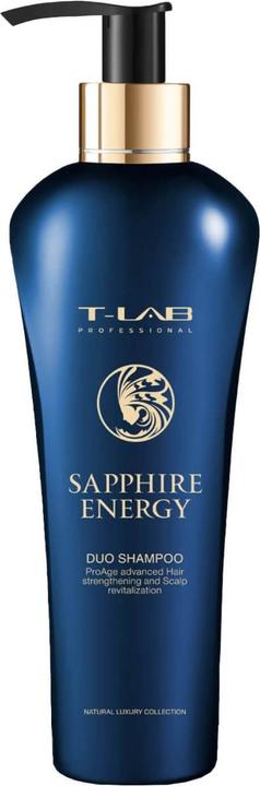 T-Lab Professional Sapphire Energy Duo Shampoo 300 ml Unisex Professionell (300 ml, Flüssiges Shampoo)