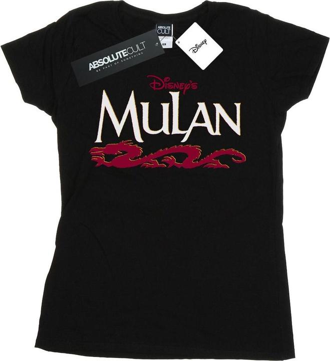 Actual product image Disney Womens/Ladies Mulan Script Cotton T-Shirt (L)