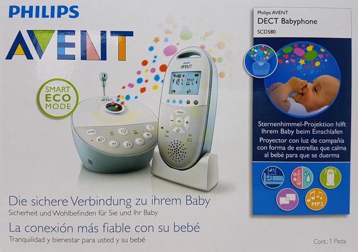 Image du produit Philips Avent Smart Eco Dect SCD580 (Babyphone Audio, 330 m)