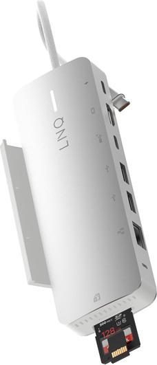 Immagine prodotto LINQ Connects 9in1 PRO SSD 140W USB-C Multiport Hub (USB-C, 9 Porti)