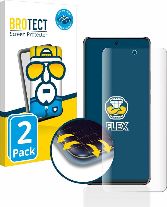 Produktbild BROTECT Full-Cover Displayschutz (2 Stück, OPPO Reno 10)