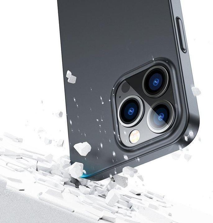 Actual product image Joyroom 360 Full Case front and back cover for iPhone 13 Pro + tempered glass screen protector black (1 Piece, Apple iPhone 13 Pro)