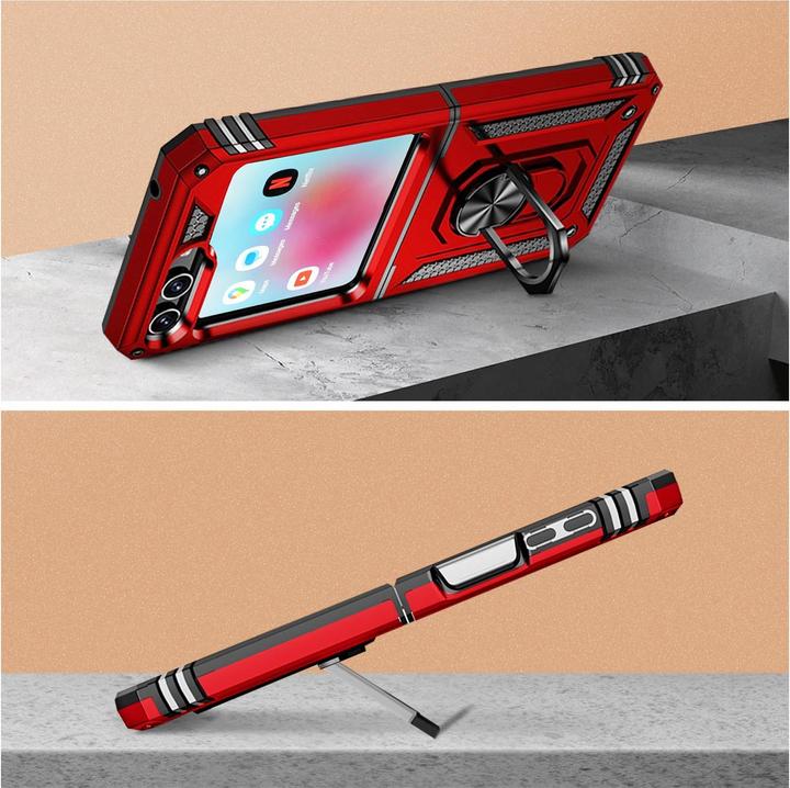 Produktbild Avizar Stossfeste Handyhülle mit Ring Series (Samsung Galaxy Z Flip5)