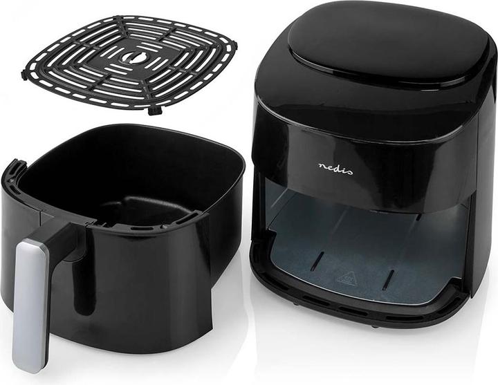Immagine prodotto Nedis Friggitrice ad aria calda | 4,2 l | Timer: 240 min | Numero di programmi preimpostati: 8 | Digitale (Spina UE)