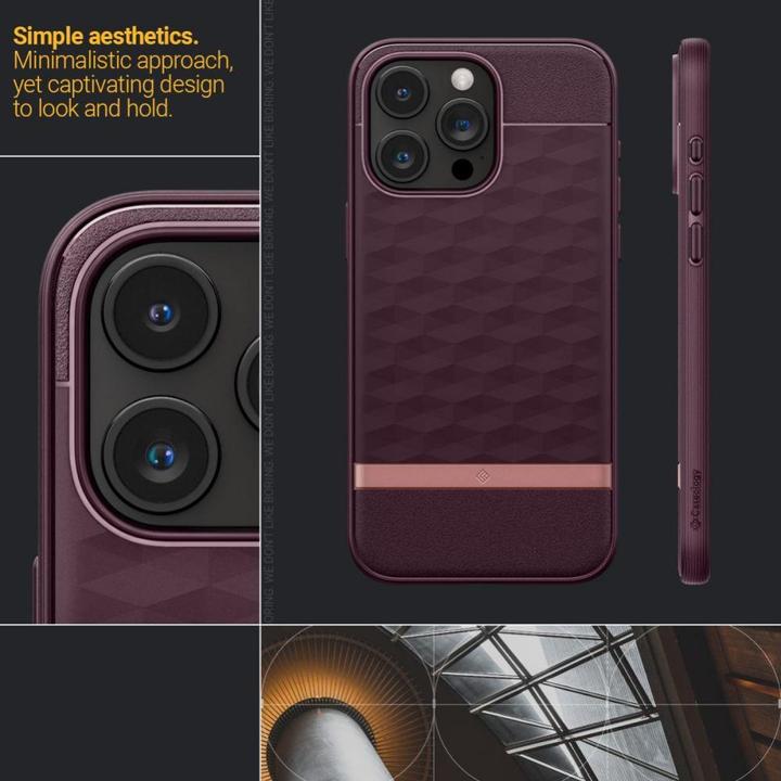 Produktbild Caseology Parallax MAG iPhone 15 Pro 6.1" Magsafe Burgundowy/Burgundy ACS06751 (Apple iPhone 15 Pro)