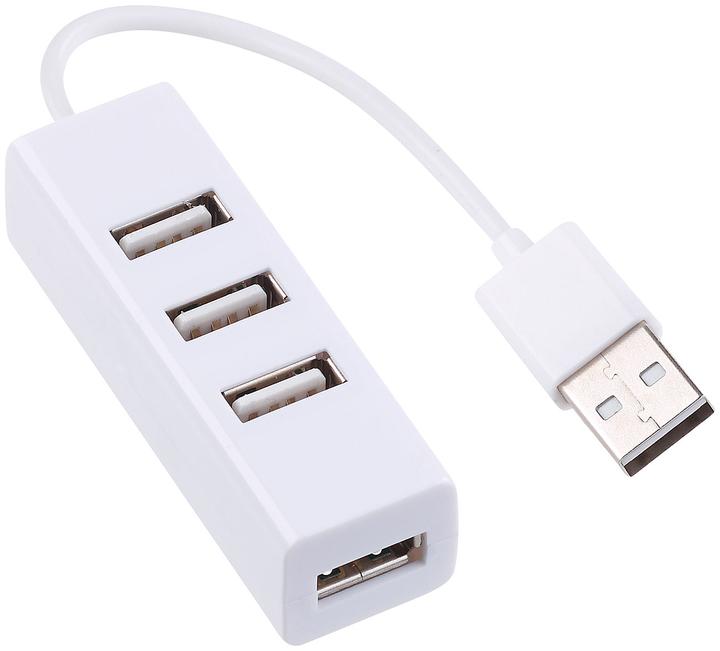 Produktbild Xystec Superkompakter USB-2.0-Hub mit 4 Ports (4 Ports)