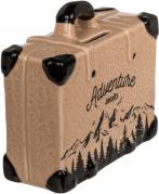 Actual product image Out of the blue Ceramic money box suitcase 15x6x13cm
