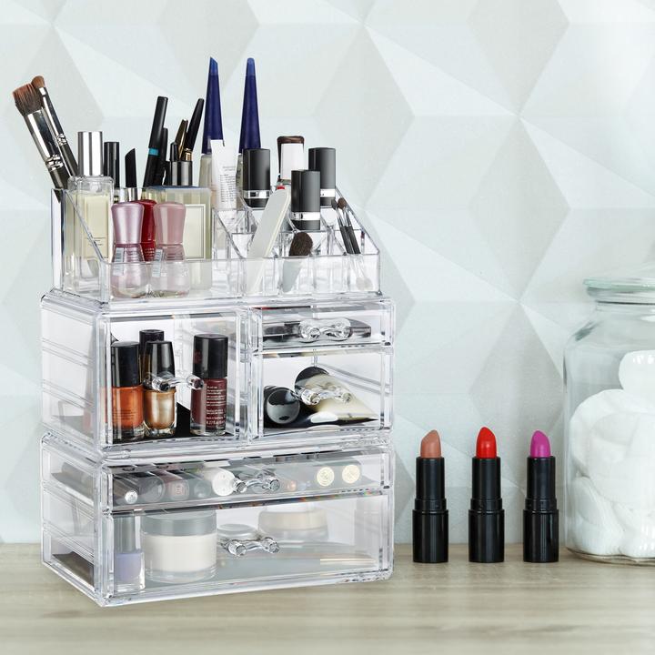Image du produit Relaxdays Organisateur cosmétique 21 compartiments