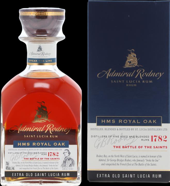 Actual product image Admiral Rodney Extra Old Rum HMS Royal Oak (1 x 70 cl)