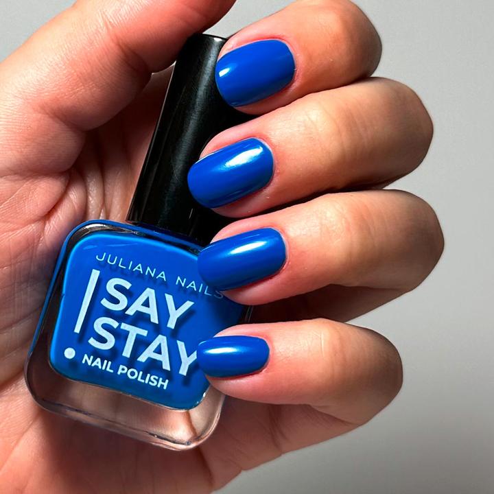 Actual product image Juliana Nails Say Stay! Nail Polish Neon Influencer Indigo (Neon Influencer Indigo, Colour paint)