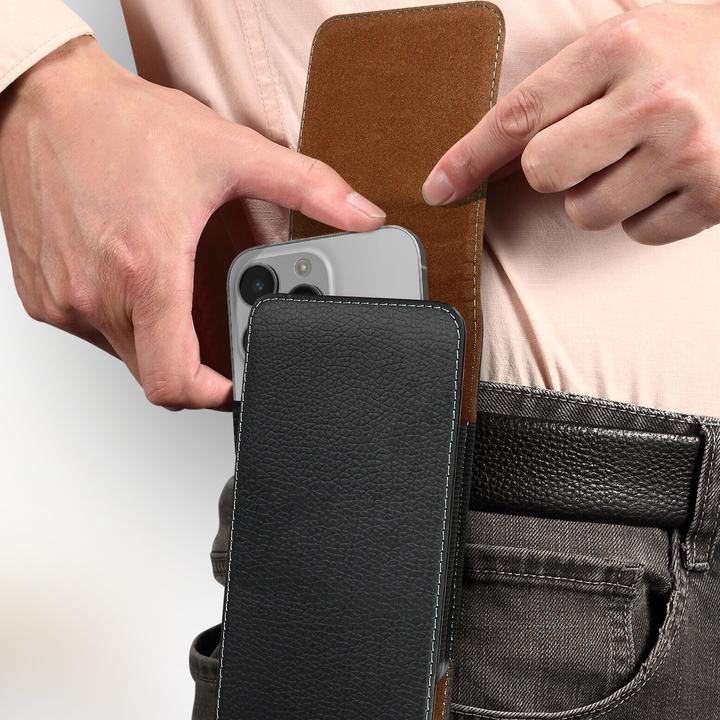 Actual product image Avizar Business, synthetic leather bag Series (Smartphones up to 6.5 inches)