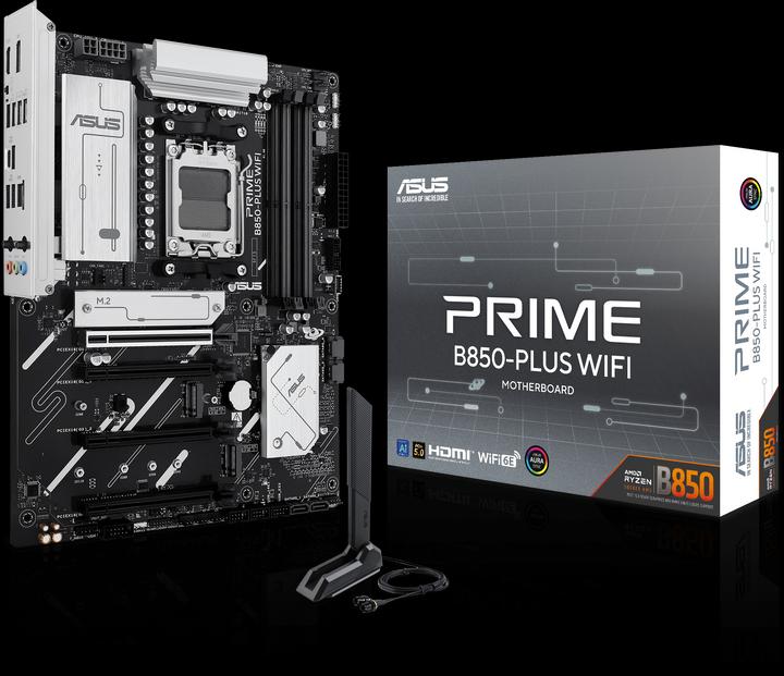 Actual product image ASUS PRIME B850-PLUS WIFI (AM5, AMD B850, ATX)