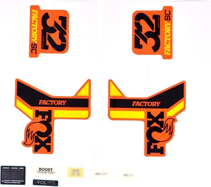Fox Sticker set for 32 SC F-S